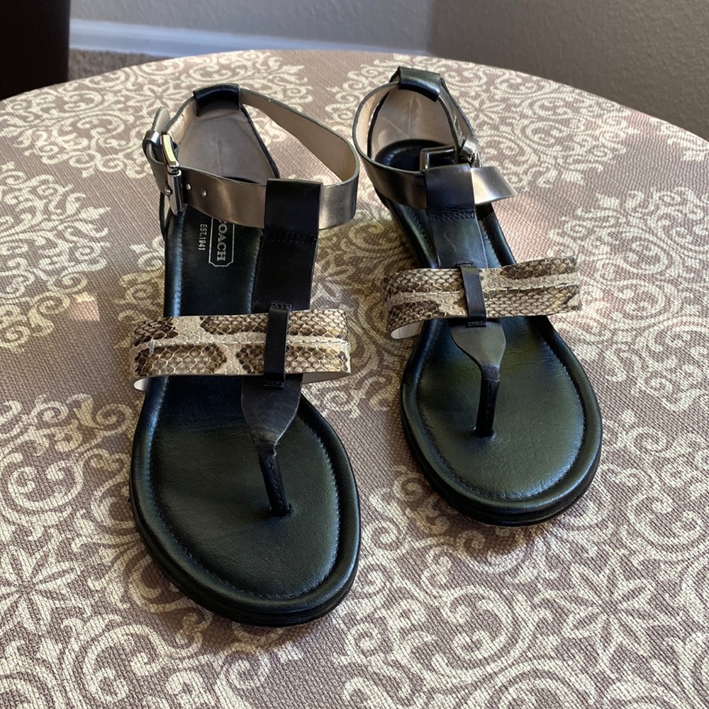 Comfy Coach Sandals